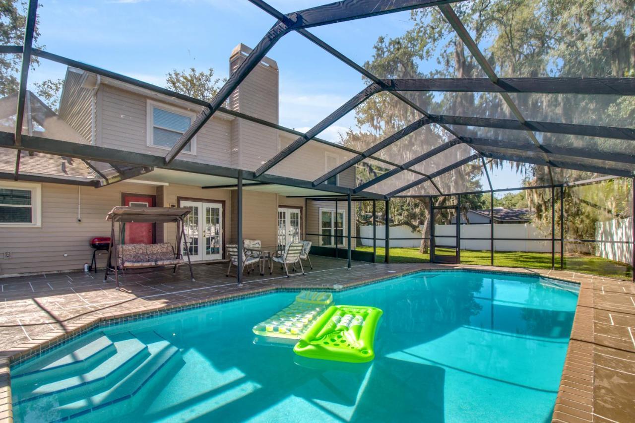 Tampa Bay Pool Home With Heated Pool Брендон Екстер'єр фото